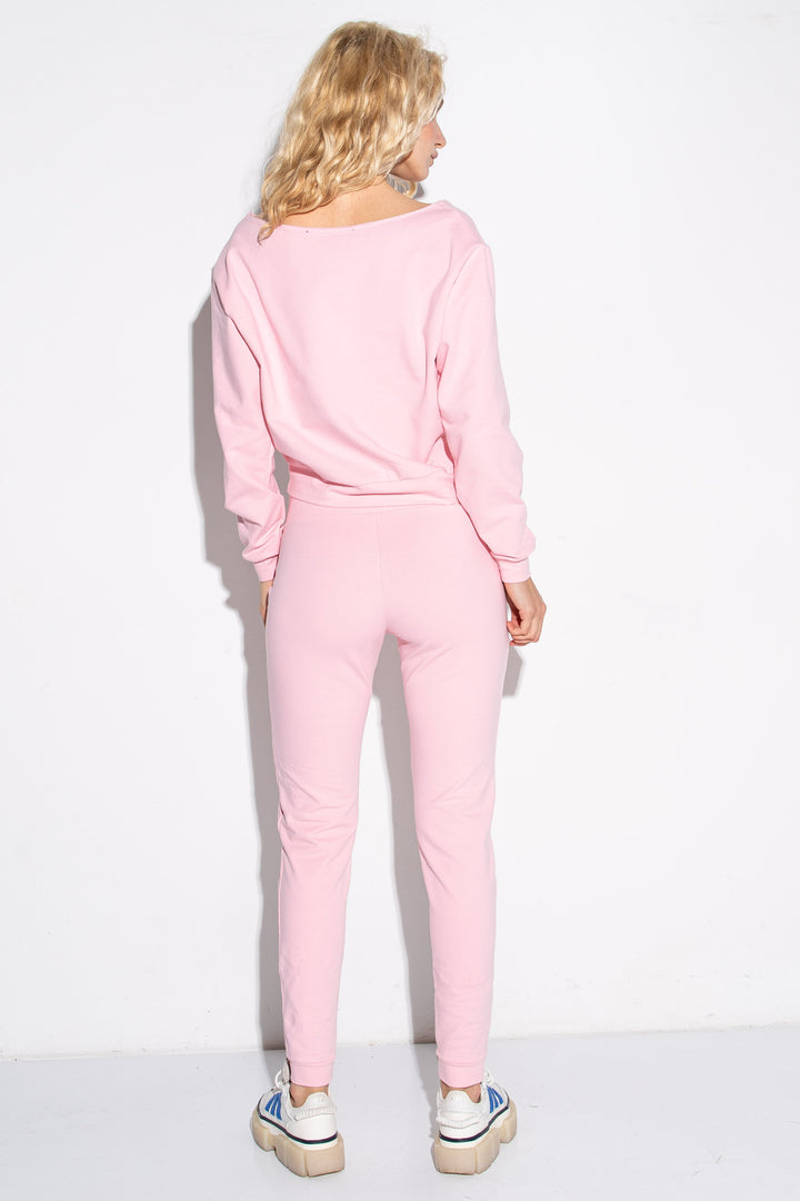 Sarinna Jogger rózsaszín pulóver-3