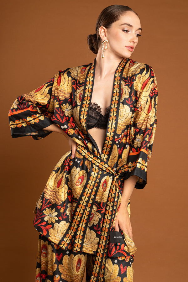 Yerta Short Matyó Gold Kimono