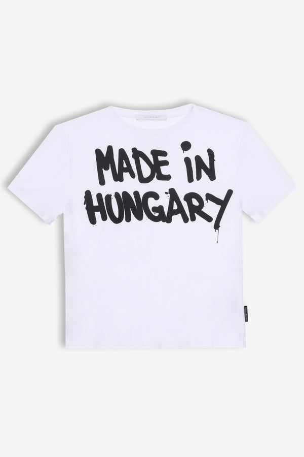 Makson MADE IN HUNGARY white t-shirt