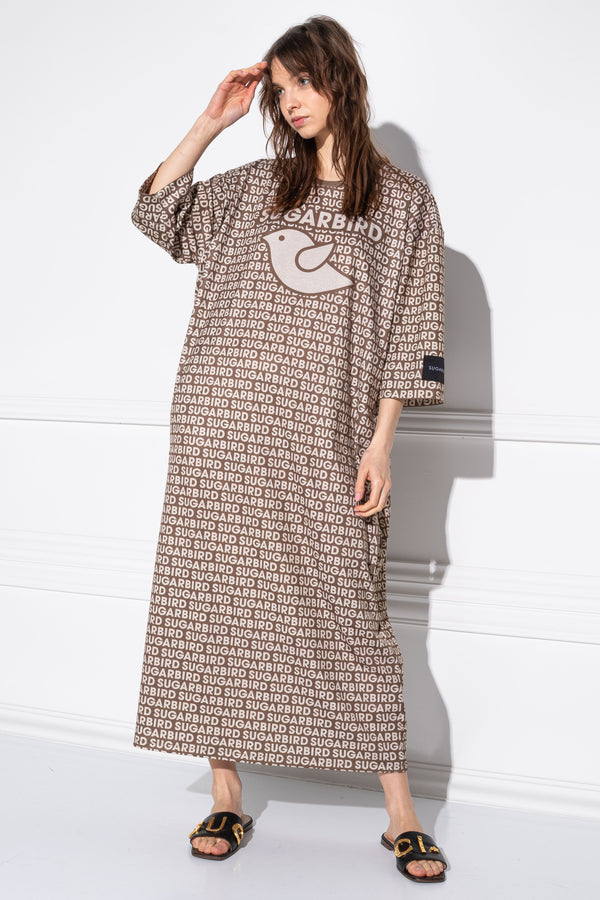 Lalan Small Logo Brown ruha