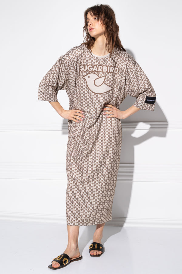 Lalan Small Monogram Beige ruha
