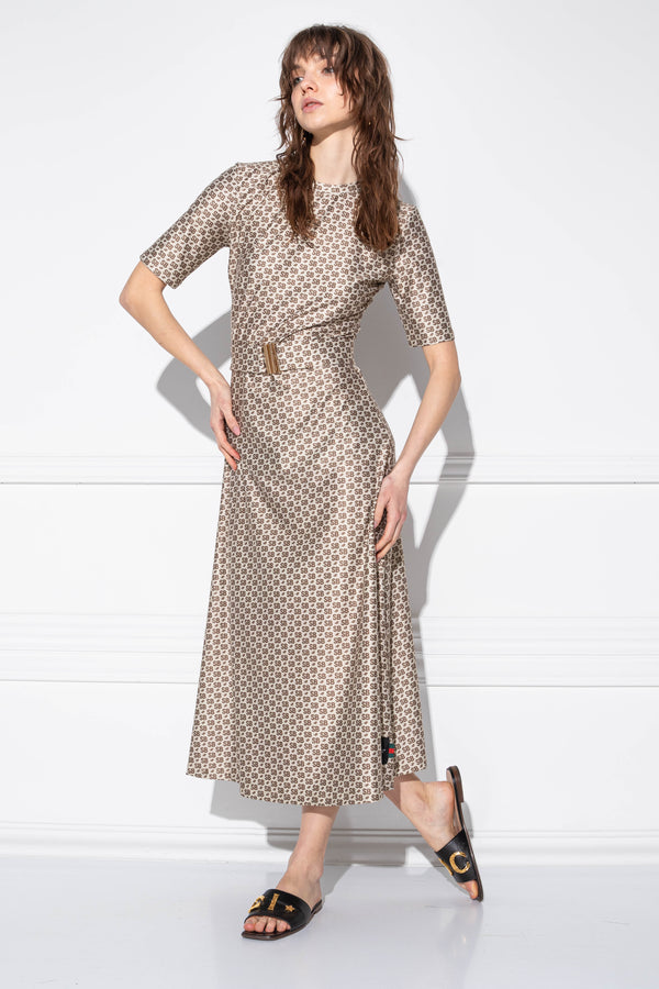 Tilla Small Monogram Beige ruha