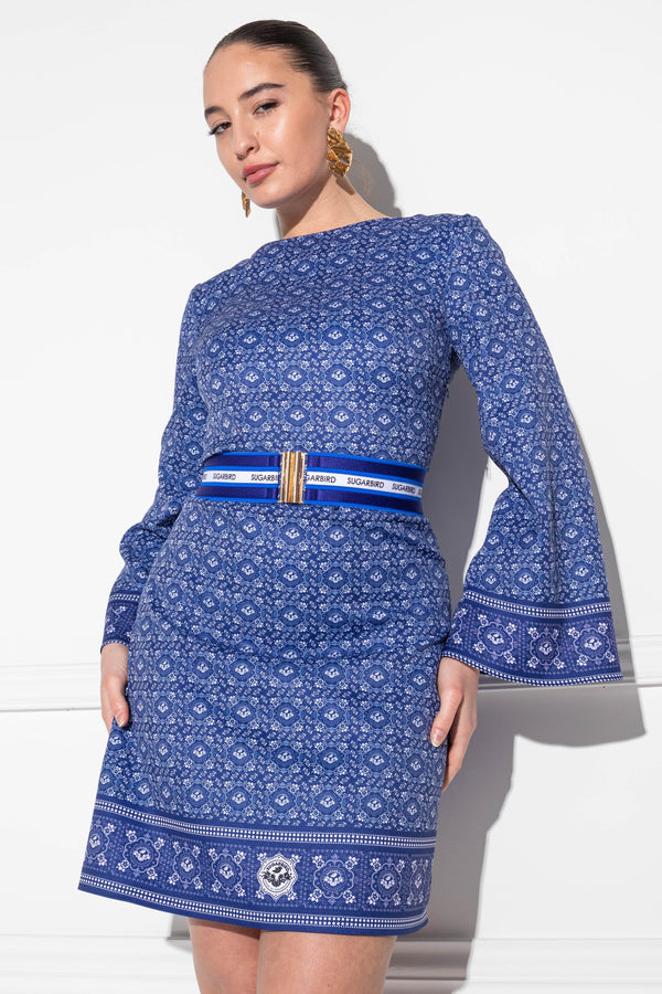 Anka <tc>Czukormadár - Blue-Dye</tc> dress
