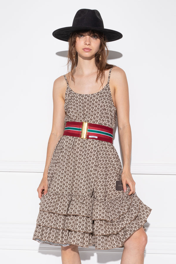 Alessia Small Monogram Beige ruha