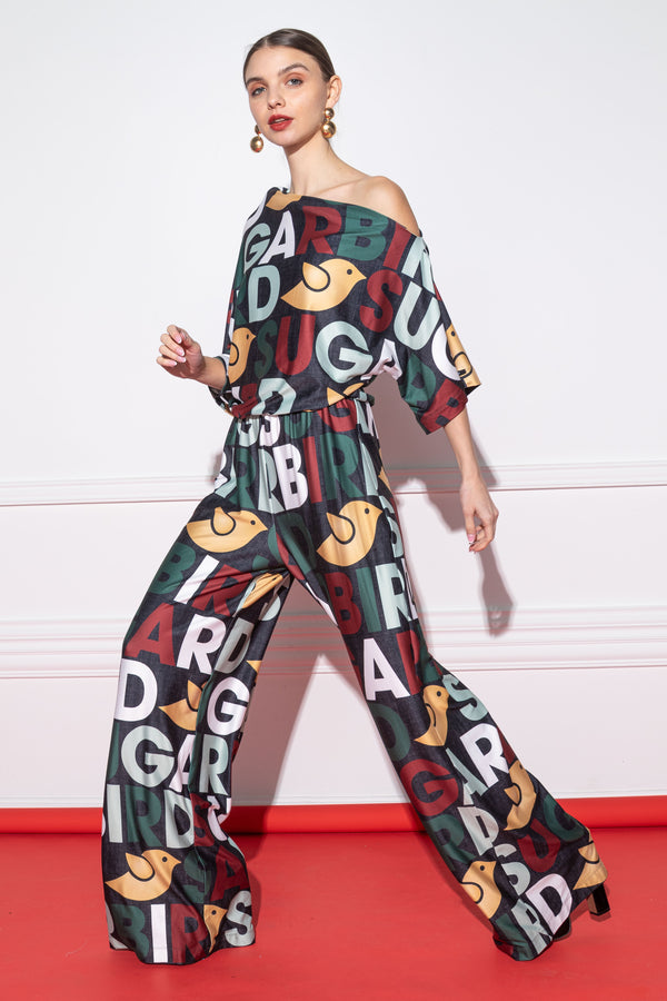 Thrudy X-Mas & Bird Black overál