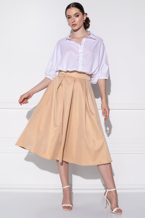 Carry casual beige skirt