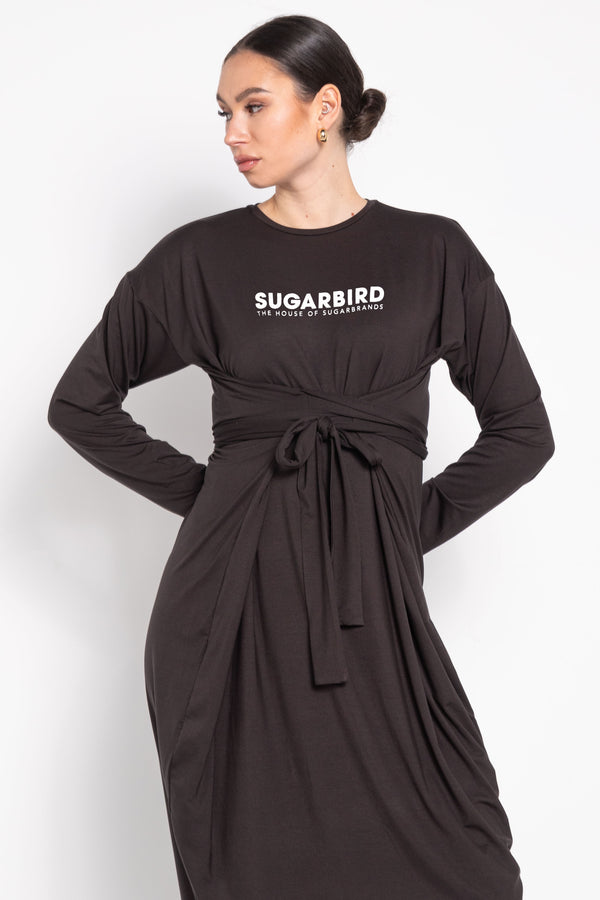 Rada Basic Logo barna ruha