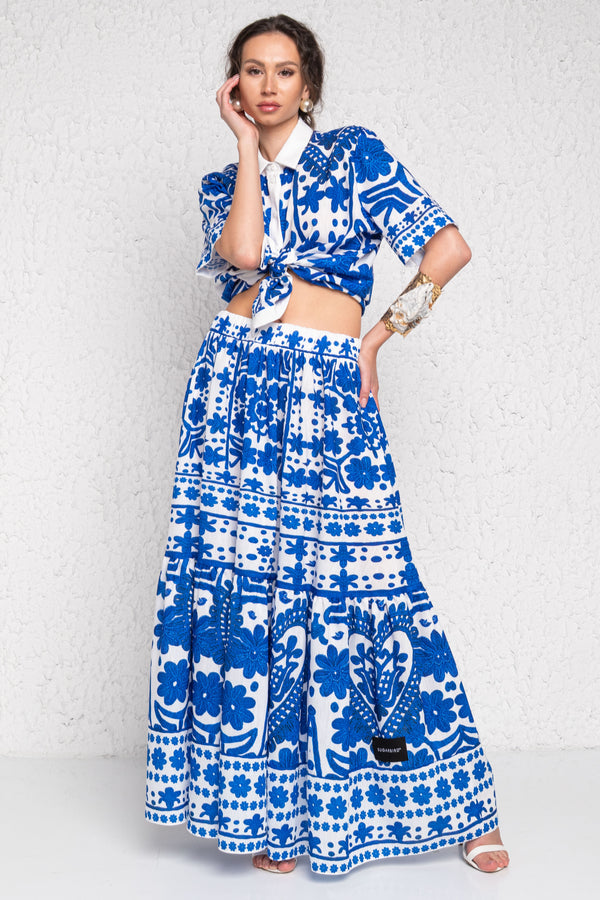 Roxalla <tc>Kalotaszeg</tc> Blue skirt