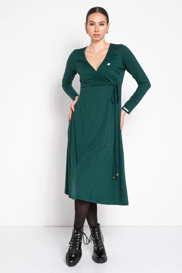 Reby Basic Logo zöld ruha