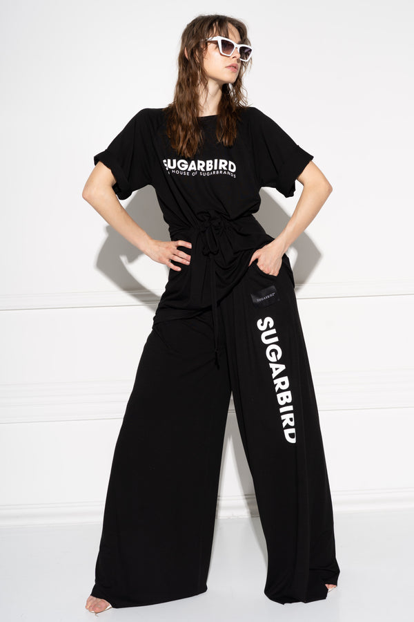 Sasy monogram black pants