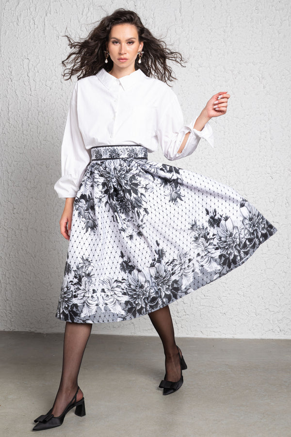 Carrye Jardinette Black szoknya