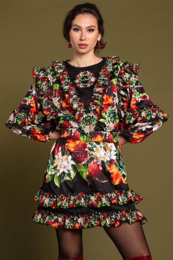 Theon Pomegranate Dress