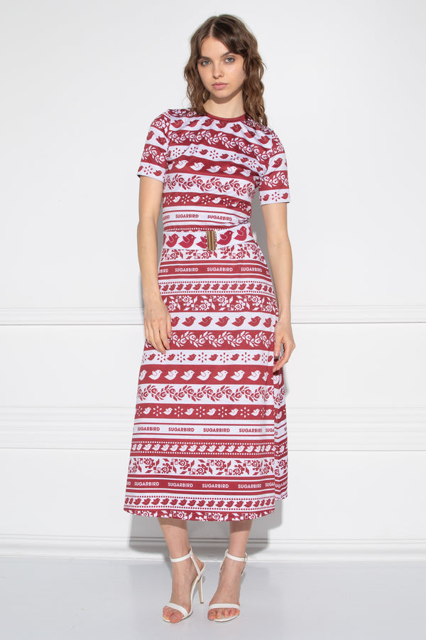 Tilly <tc>Czukormadár Csángó</tc> striped dress