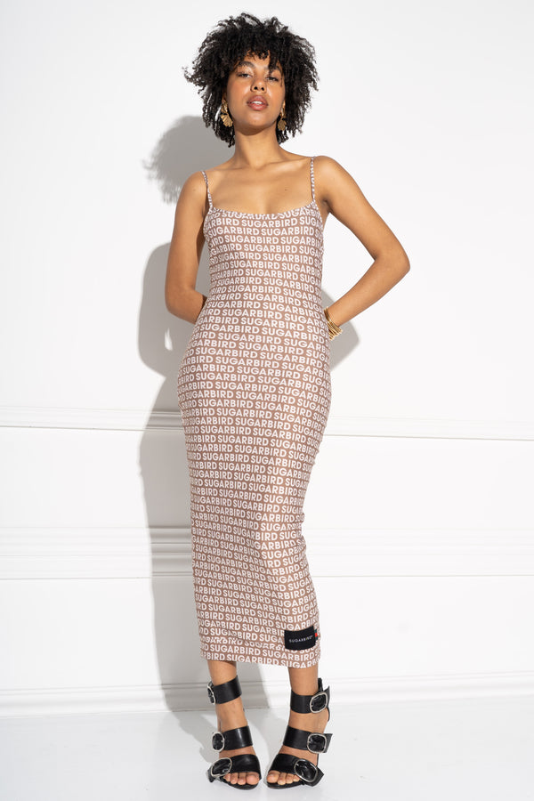 Pikina Small Logo Brown ruha