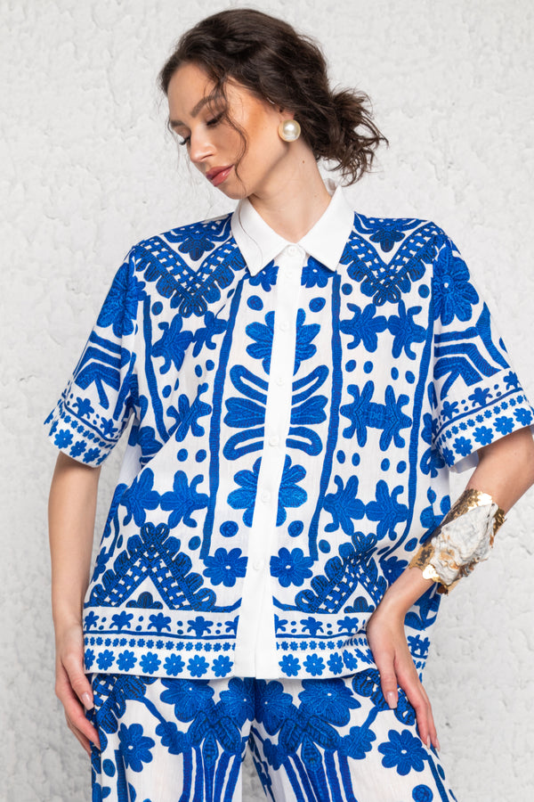 Lami <tc>Kalotaszeg</tc> Blue shirt