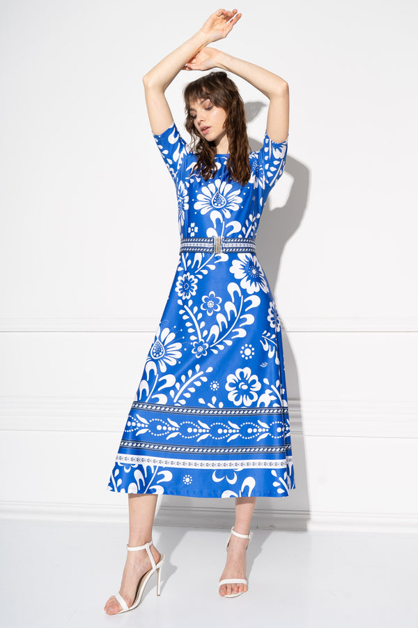 Tilly <tc>Czukormadár Blue-Dye</tc> dress