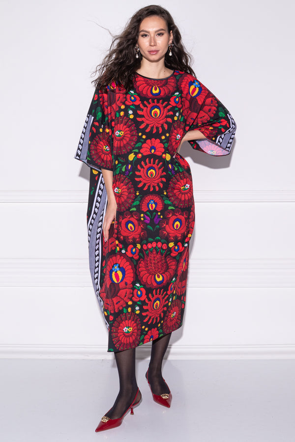 Demo Long Matyó Rose dress