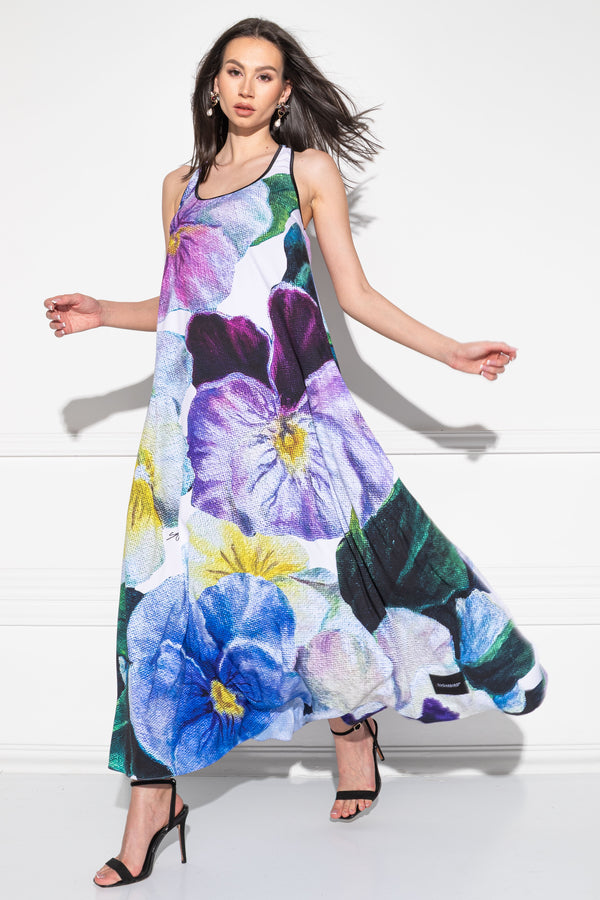 Basil la vie en bouquet white dress