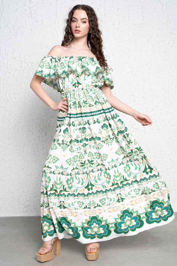 Copacabana Porcelain Green ruha