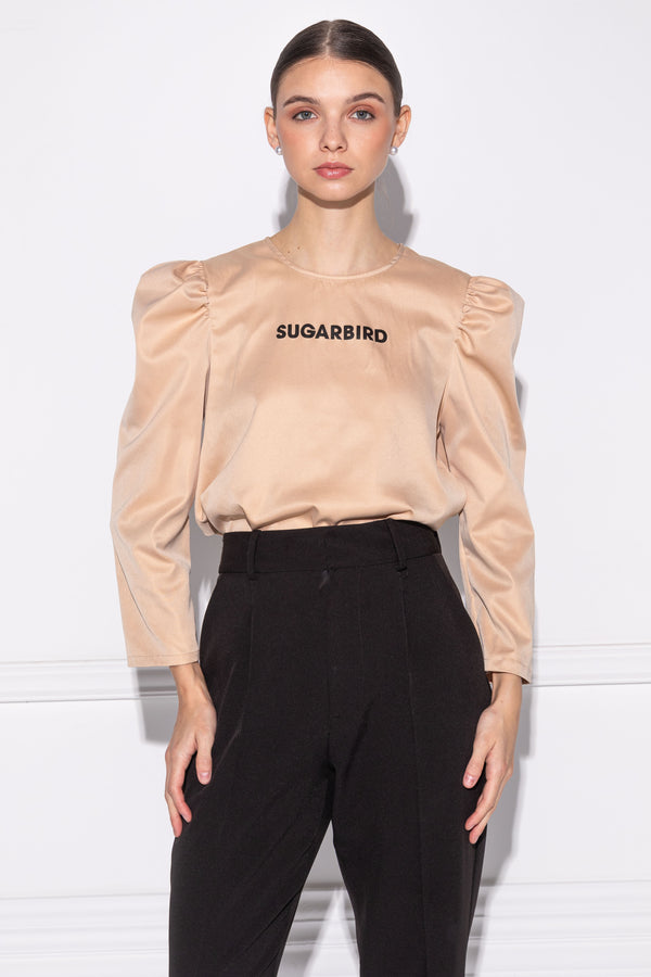 Pupil Basic beige blouse
