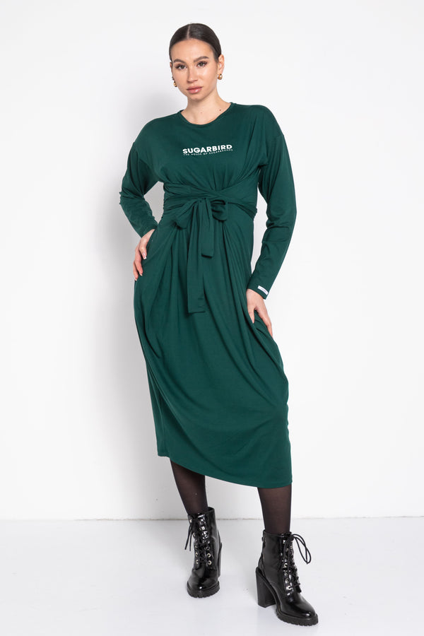 Rada Basic Logo zöld ruha