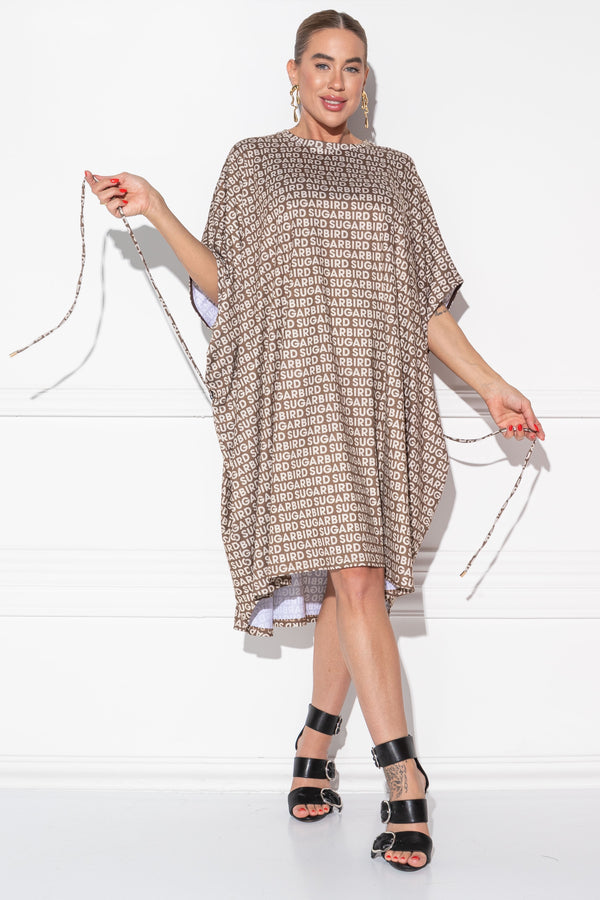 Enyin Small Logo Brown <tc>tunic</tc>