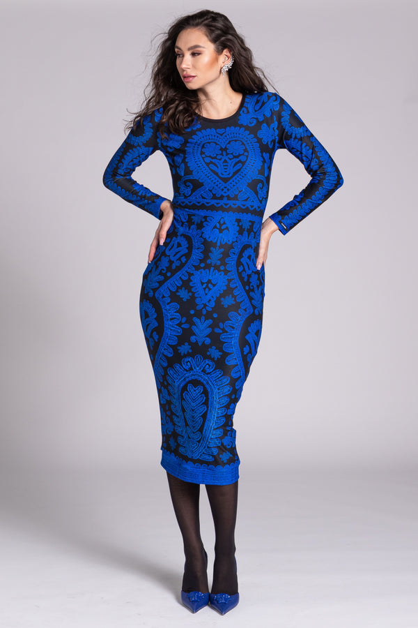 Roma <tc>Kalotaszeg</tc> Blue dress
