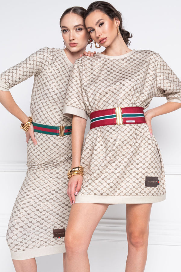 Gelis Rombus Beige tunika