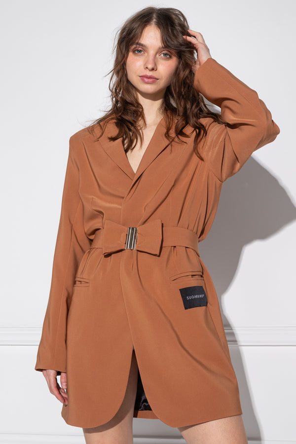 Luxa Color Casual brown blazer