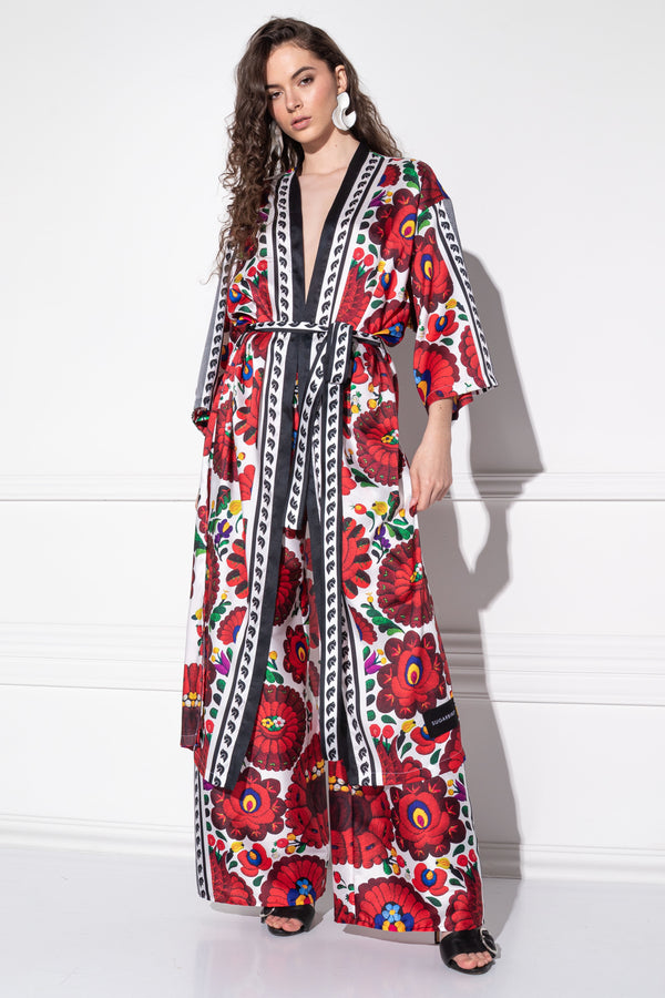 Sereta Long Matyó Rose Kimono
