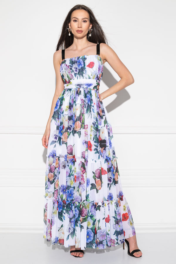Yello la vie en bouquet white dress