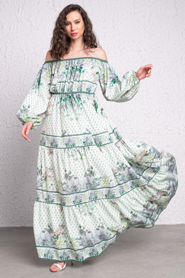 Seryson Jardinette Green Dress