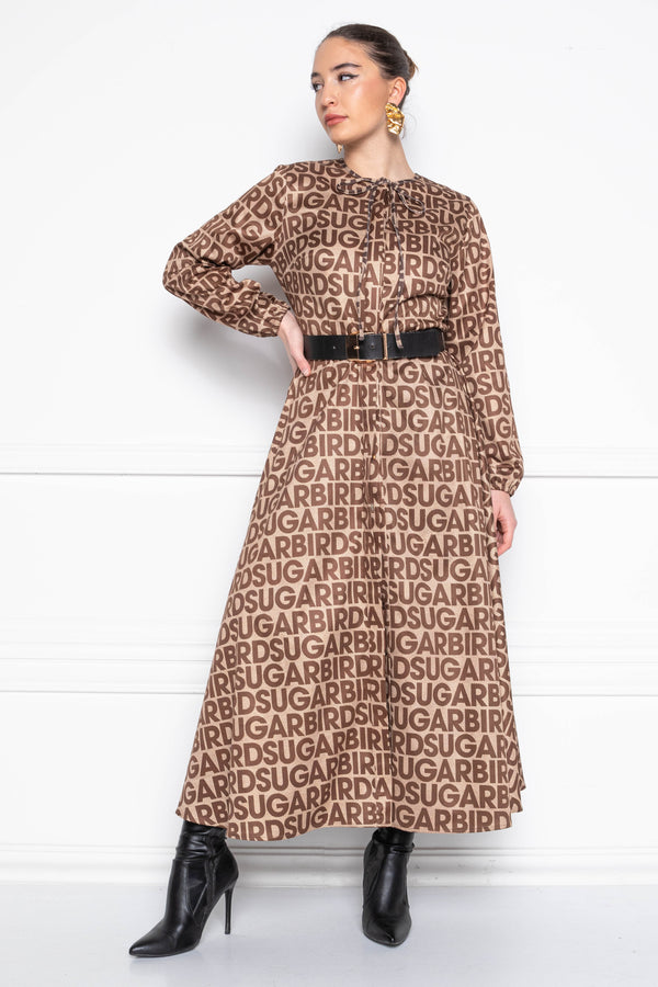 Rura-Ruslan Teddy Bueno Monogram dress