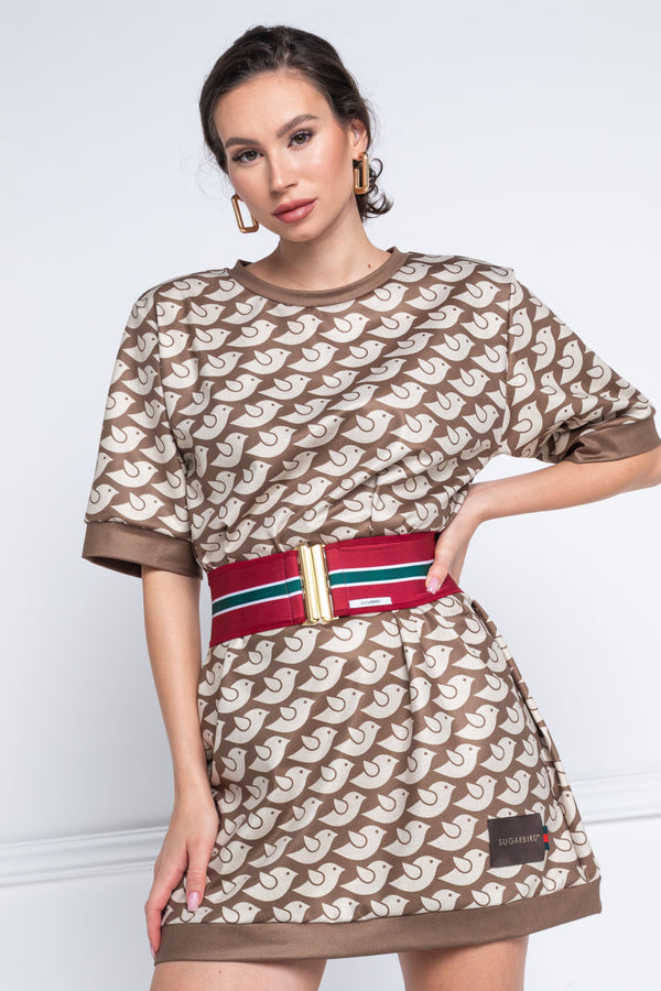Gelis Bird Brown <tc>tunic</tc>