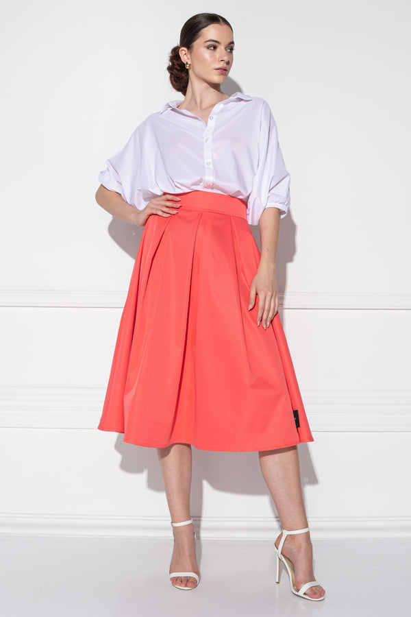 Carry casual coral skirt