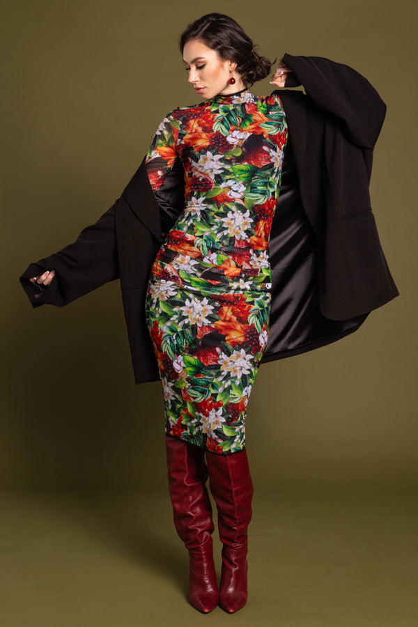 Babe Pomegranate dress