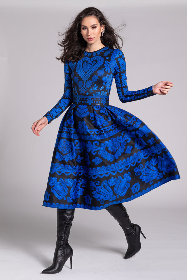 Cemena <tc>Kalotaszeg</tc> Blue skirt