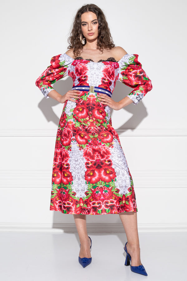 Demy <tc>Frida</tc> Rose White dress