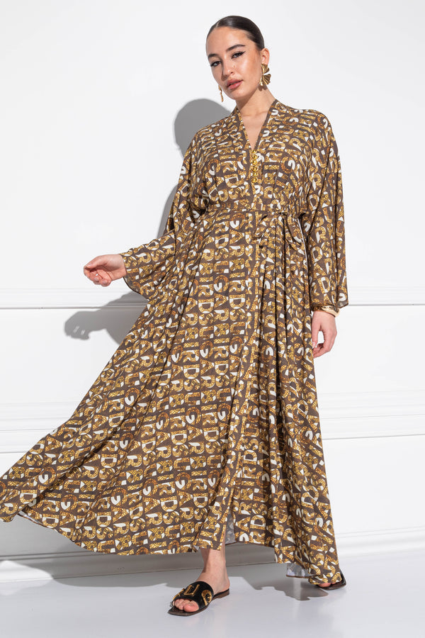 Amal Lunar Monogram Dress