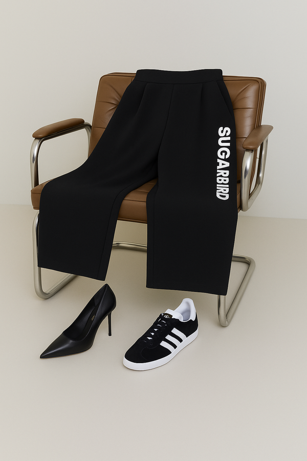 Sasy monogram black pants