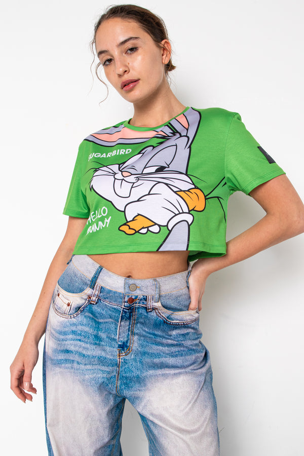 Makity WarnerBros. zöld póló