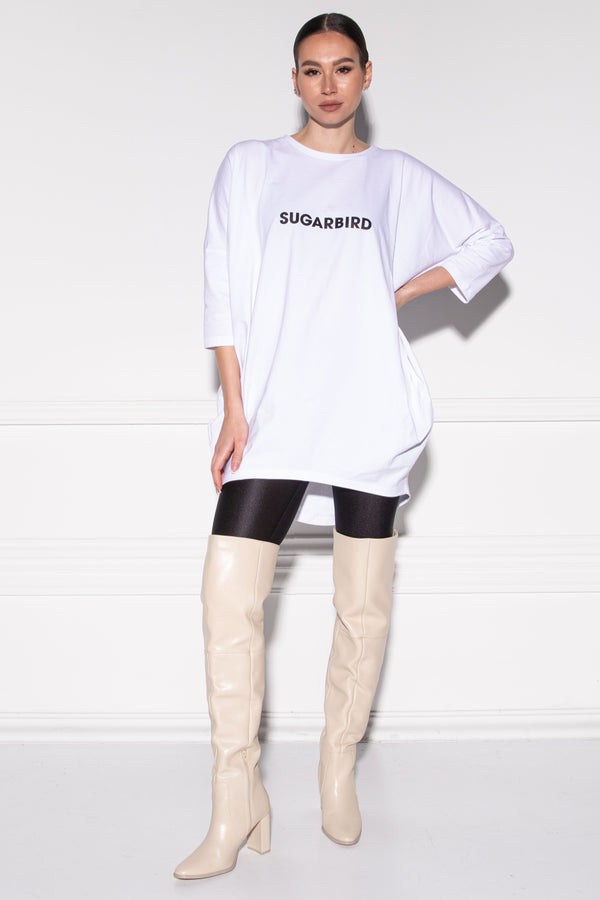 <tc>Pihe</tc> Basic Color white <tc>tunic</tc>