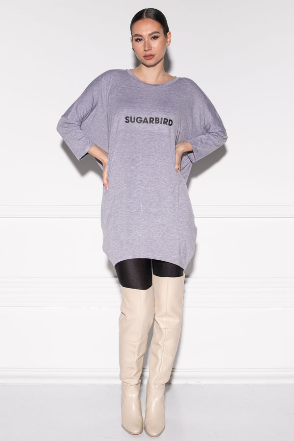 <tc>Pihe</tc> Basic Color grey <tc>tunic</tc>