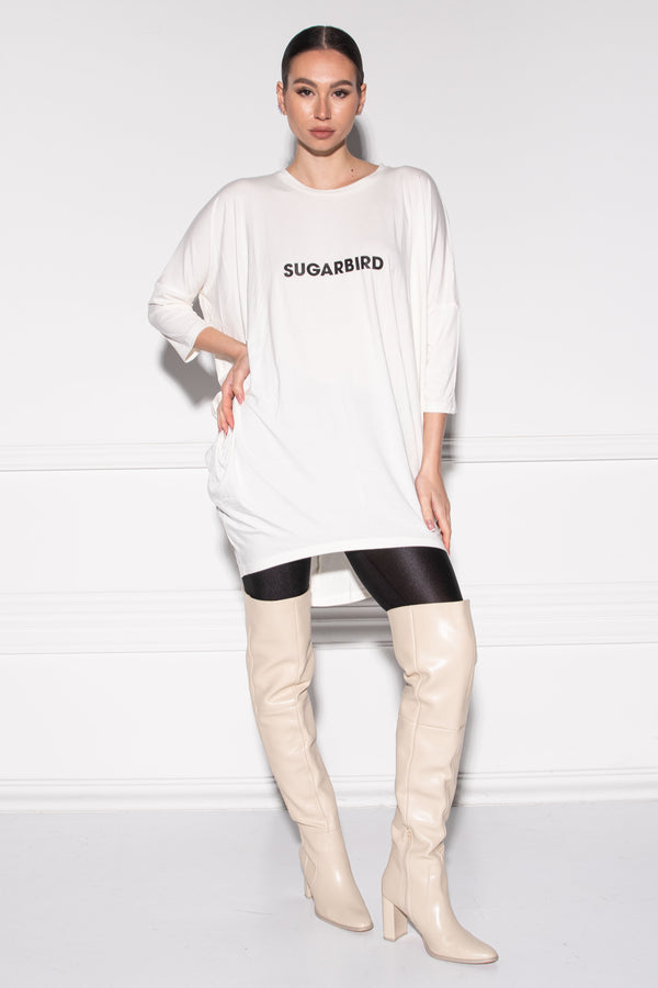 <tc>Pihe</tc> Basic Color ecru <tc>tunic</tc>