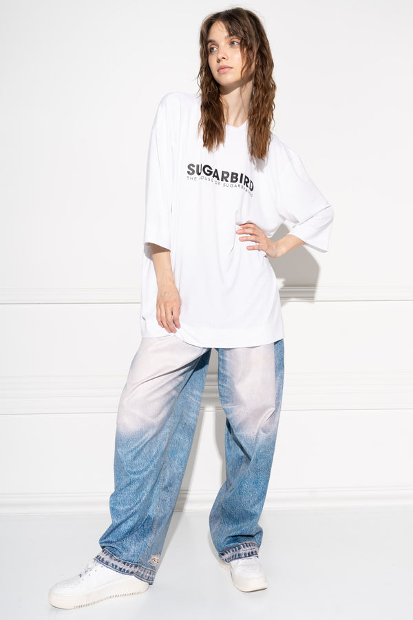 Landi Jogger Monogram fehér tunika