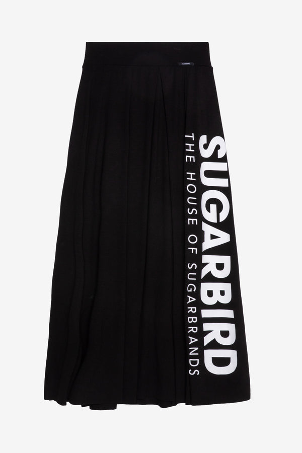 Record monogram black skirt