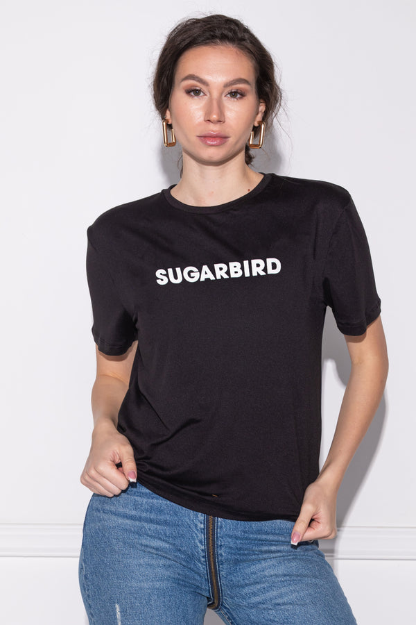 <tc>Makson</tc> Basic Color black t-shirt