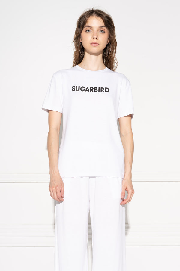 <tc>Makson</tc> Basic Color white T-shirt