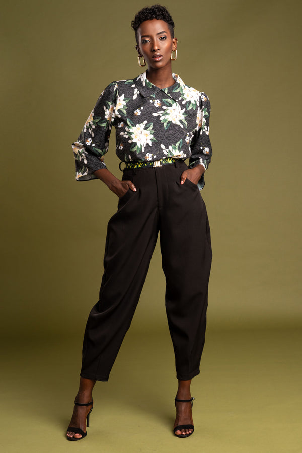 Pamo Lemon & Lace blouse
