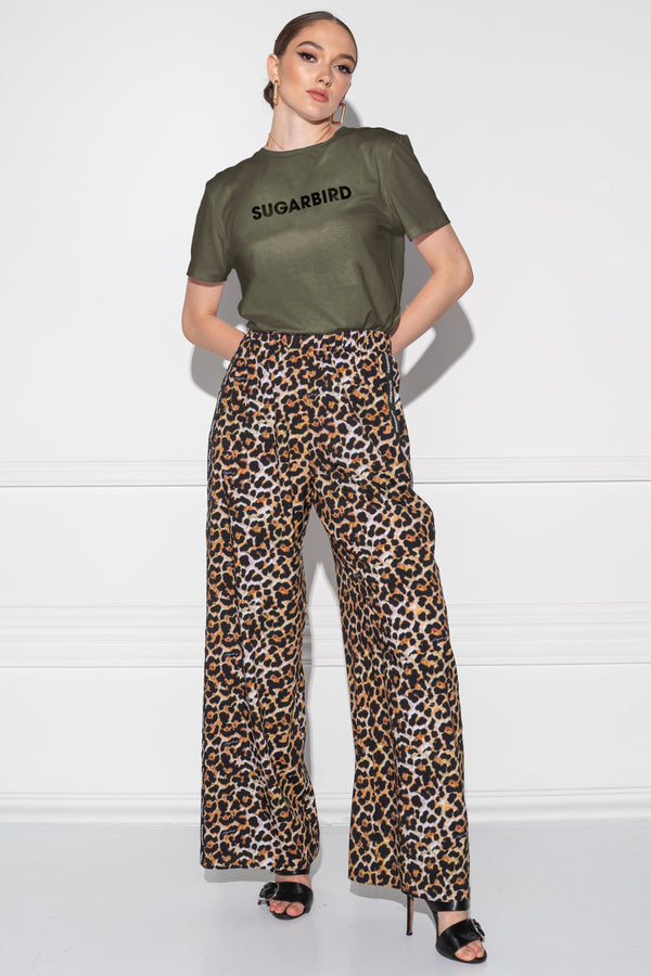 <tc>Makson</tc> Basic Color khaki T-shirt